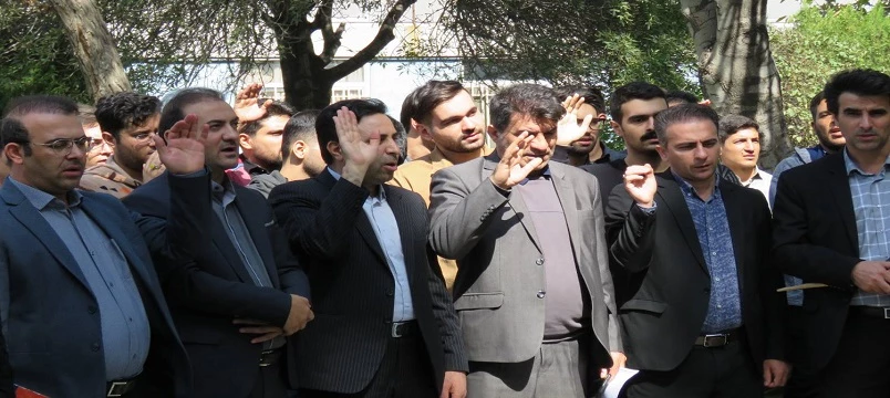 تجمع اساتید، کارکنان و دانشجومعلمان دانشگاه فرهنگیان استان اردبیل در محکومیت ترور شهید سیدحسن نصرالله