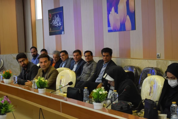 مراسم تودیع و معارفه مسئول حراست پردیس شهید صدوقی
 4