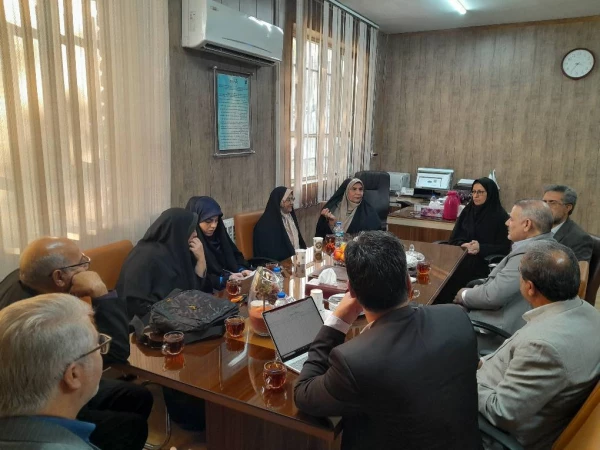 بازدید هیات اعزامی اداره کل سرمایه انسانی سازمان مرکزی از دانشگاه فرهنگیان استان البرز 2