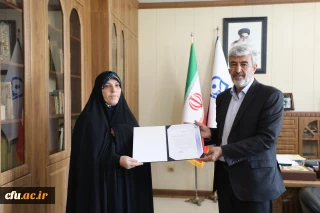 فریده اولادقباد به سمت مشاور امور بانوان و خانواده در دانشگاه فرهنگیان منصوب شد