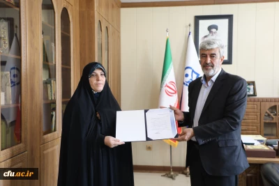 فریده اولادقباد به سمت مشاور امور بانوان و خانواده در دانشگاه فرهنگیان منصوب شد