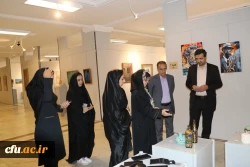 برگزاری نمایشگاه آثار هنری دانشجو معلمان هنر دانشگاه فرهنگیان  آذربایجان شرقی 3