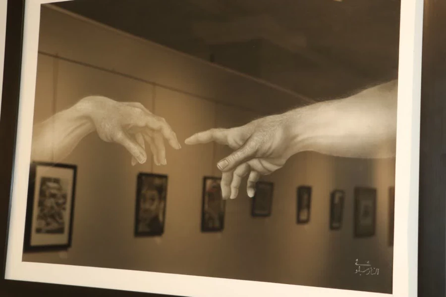 برگزاری نمایشگاه آثار هنری دانشجو معلمان هنر دانشگاه فرهنگیان  آذربایجان شرقی 5