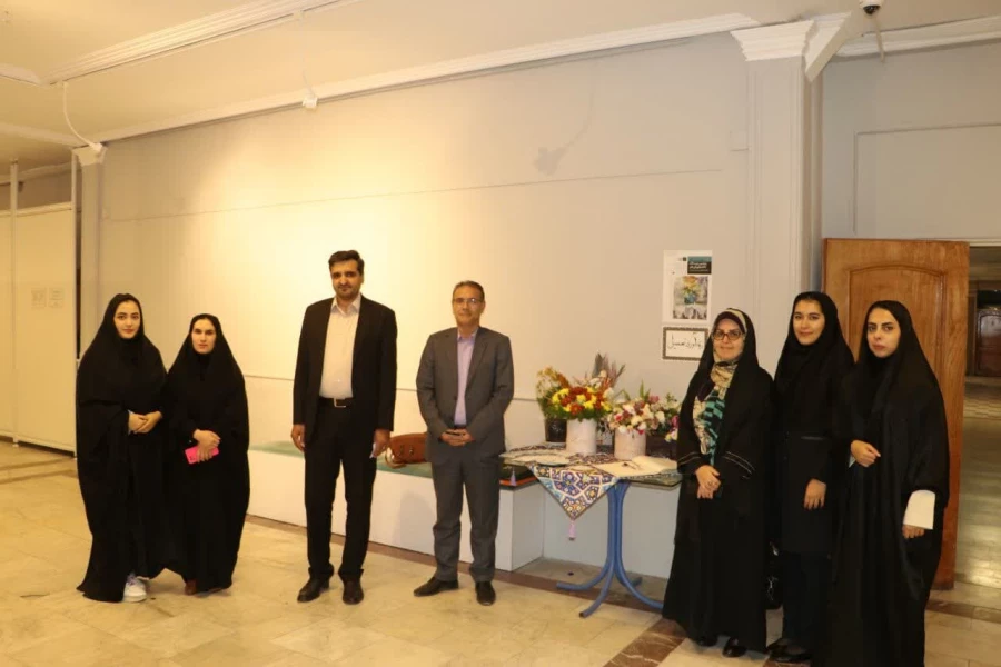 برگزاری نمایشگاه آثار هنری دانشجو معلمان هنر دانشگاه فرهنگیان  آذربایجان شرقی 6