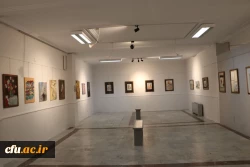 برگزاری نمایشگاه آثار هنری دانشجو معلمان هنر دانشگاه فرهنگیان  آذربایجان شرقی 9