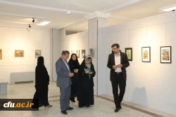 برگزاری نمایشگاه آثار هنری دانشجو معلمان هنر دانشگاه فرهنگیان  آذربایجان شرقی 11