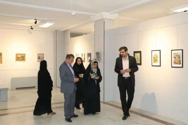 برگزاری نمایشگاه آثار هنری دانشجو معلمان هنر دانشگاه فرهنگیان  آذربایجان شرقی 11