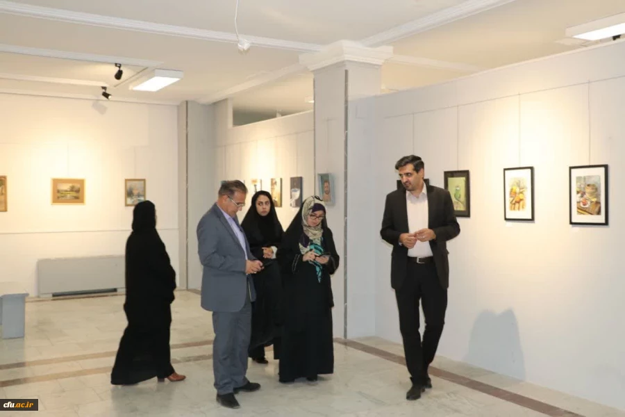 برگزاری نمایشگاه آثار هنری دانشجومعلمان هنر در استان آذربایجان شرقی 11