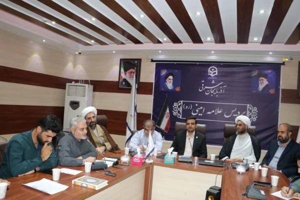 جلسه هماهنگی برگزاری اولین اجلاسیه شهدای دانشجو معلم دانشگاه فرهنگیان استان آذربایجان شرقی 5