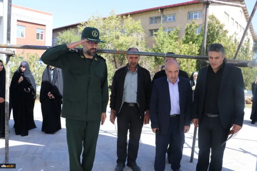 رونمایی از طراحی چهره شهدا بصورت سیاه قلم در دانشگاه فرهنگیان آذربایجان شرقی  3