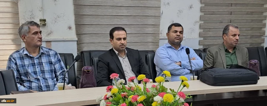 برگزاری نشست بررسی تحولات منطقه و عملیات وعده صادق ۲ برای اعضای هیات علمی و اساتید 7