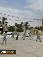 برگزاری زنگ ورزش توسط دانشجومعلمان بوشهری در روستای گلکی تنگستان  2