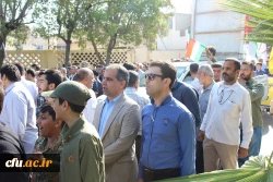 با حضور باشکوه رئیس، مسئولان، کارکنان، اساتید و دانشجومعلمان دانشگاه فرهنگیان استان بوشهر؛
راهپیمایی 13 آبان در بوشهر برگزار شد 2