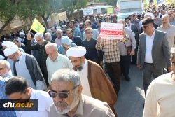 با حضور باشکوه رئیس، مسئولان، کارکنان، اساتید و دانشجومعلمان دانشگاه فرهنگیان استان بوشهر؛
راهپیمایی 13 آبان در بوشهر برگزار شد 4