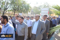 با حضور باشکوه رئیس، مسئولان، کارکنان، اساتید و دانشجومعلمان دانشگاه فرهنگیان استان بوشهر؛
راهپیمایی 13 آبان در بوشهر برگزار شد 6