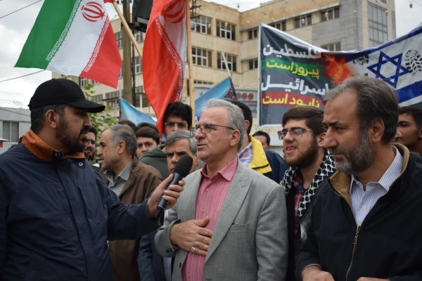 حضور پرشور اساتید، کارکنان و دانشجویان دانشگاه فرهنگیان کرمانشاه در راهپیمایی 13 آبان
 7