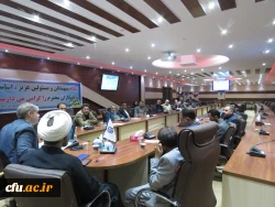 نشست بصیرتی اساتید دانشگاه فرهنگیان آذربایجان شرقی با عنوان راهبرد سنجی، منازعه هیبریدی ناتوی مقاومت اسلامی با ناتوی غربی 9