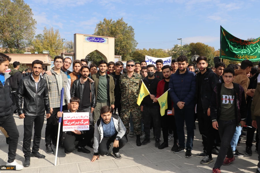 حضور گسترده خانواده بزرگ دانشگاه فرهنگیان آذربایجان شرقی در راهپیمایی 13 آبان  11