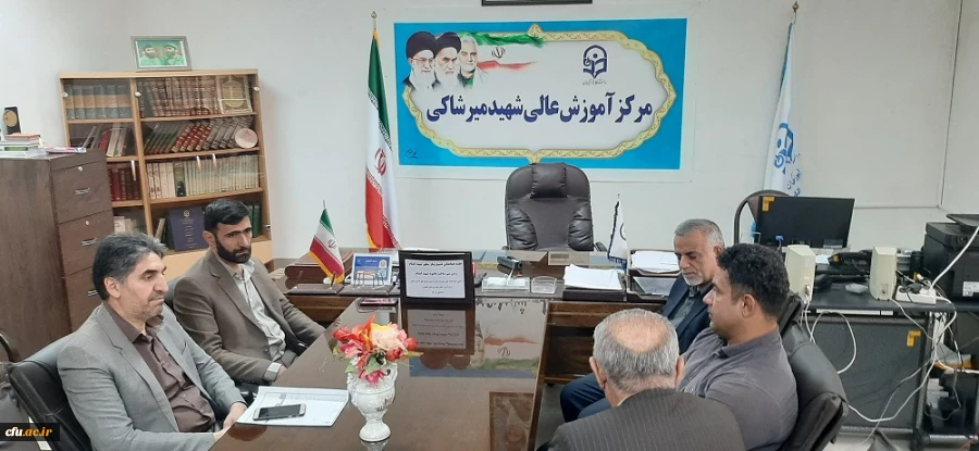 جلسه  همکاری بین رئیس دانشگاه فرهنگیان لرستان و مدیراداره صنعت ،معدن و تجارت شهرستان الیگودرز  2