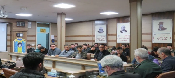  نشست صمیمانه مکتب اخلاص در دانشگاه فرهنگیان استان اردبیل