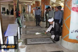 برگزاری آئین تجدید میثاق با شهدا مسئولان و کارکنان دانشگاه فرهنگیان استان بوشهر 4