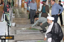 برگزاری آئین تجدید میثاق با شهدا مسئولان و کارکنان دانشگاه فرهنگیان استان بوشهر 8