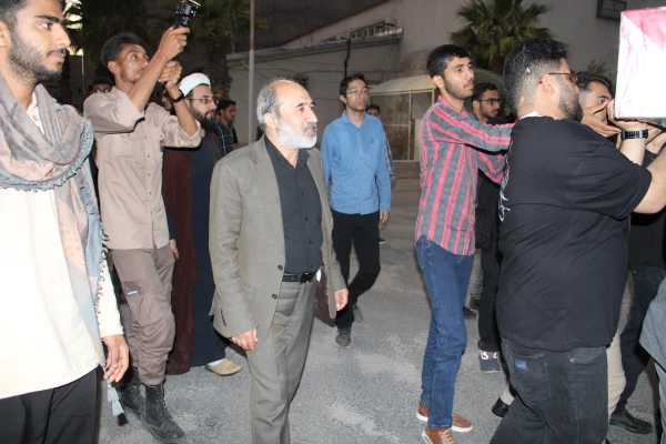 همزمان با ایام شهادت حضرت فاطمه زهرا سلام علیها، مراسم تشییع شهید گمنام در پردیس شهید بهشتی فرهنگیان هرمزگان
 8