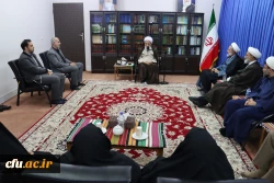 دیدار اعضای هیات رئیسه دانشگاه فرهنگیان مازندران با نماینده ولی فقیه در استان مازندران 7
