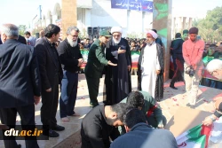 در دانشگاه فرهنگیان استان بوشهر؛
پیکر پاک شهید 17 ساله خوشنام دفاع مقدس تشییع و تدفین شد 9