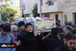 در دانشگاه فرهنگیان استان بوشهر؛
پیکر پاک شهید 17 ساله خوشنام دفاع مقدس تشییع و تدفین شد 14