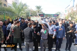 در دانشگاه فرهنگیان استان بوشهر؛
پیکر پاک شهید 17 ساله خوشنام دفاع مقدس تشییع و تدفین شد 20