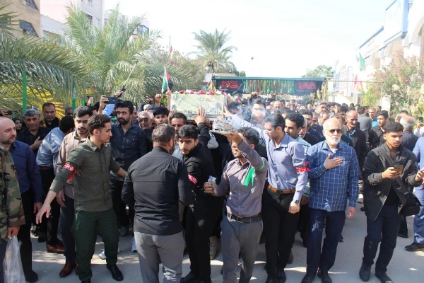 در دانشگاه فرهنگیان استان بوشهر؛
پیکر پاک شهید 17 ساله خوشنام دفاع مقدس تشییع و تدفین شد 20