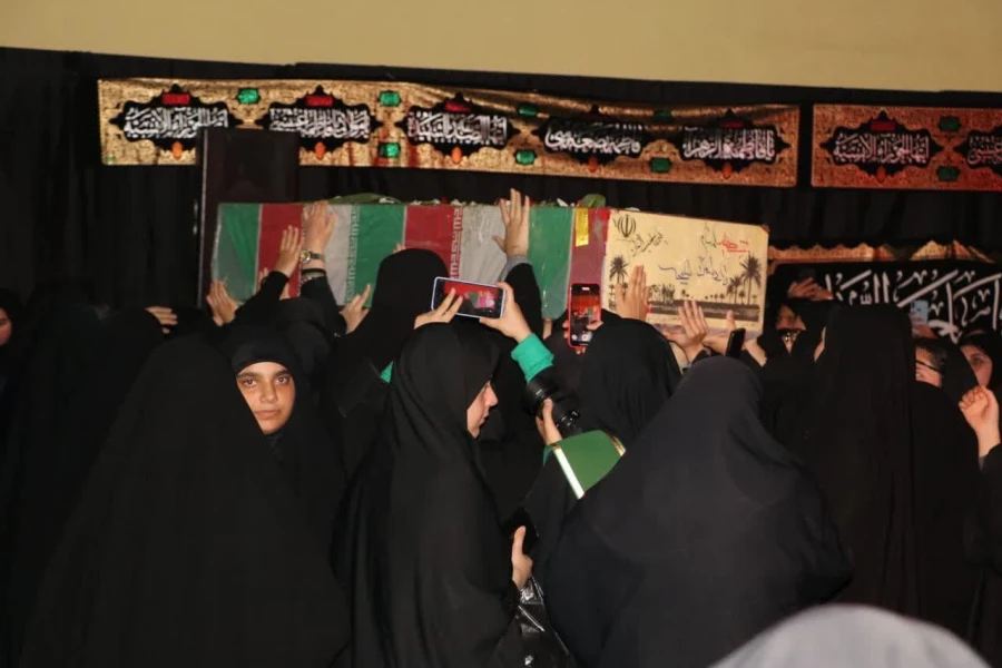 مراسم وداع باشهید گمنام در دانشگاه فرهنگیان استان آذربایجان شرقی  6