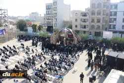 در آئینی همزمان با سالروز شهادت حضرت فاطمه (س) و با حضور نماینده ولی فقیه در استان و امام جمعه بوشهر، غلامحسن علیزاده، مدیرکل شاهد و ایثارگران دانشگاه فرهنگیان و اردشیر جلیلیان، کارشناس امور شاهد و ایثارگر دانشگاه فرهنگیان، پیکر پاک شهید ۱۷ ساله خوشنام دف