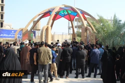 در آئینی همزمان با سالروز شهادت حضرت فاطمه (س) و با حضور نماینده ولی فقیه در استان و امام جمعه بوشهر، غلامحسن علیزاده، مدیرکل شاهد و ایثارگران دانشگاه فرهنگیان و اردشیر جلیلیان، کارشناس امور شاهد و ایثارگر دانشگاه فرهنگیان، پیکر پاک شهید ۱۷ ساله خوشنام دف