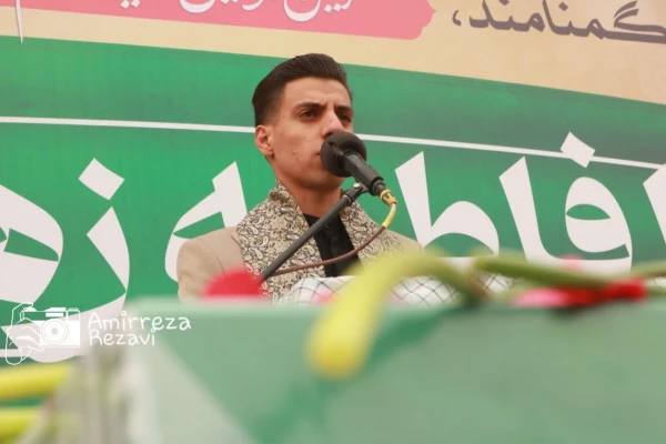 مراسم تشییع و تدفین شهید گمنام در پردیس حضرت فاطمه الزهرا(س) اهواز 4