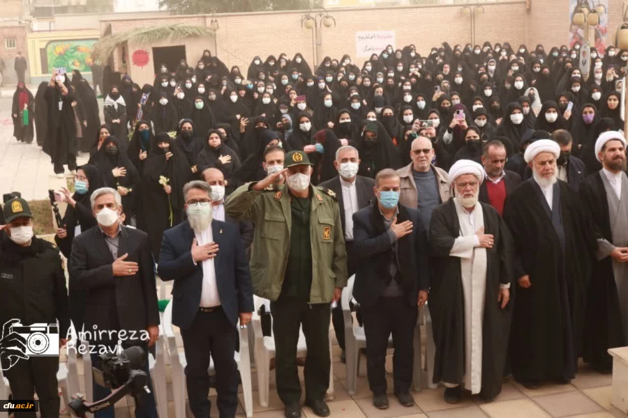 مراسم تشییع و تدفین شهید گمنام در پردیس حضرت فاطمه الزهرا(س) اهواز 5