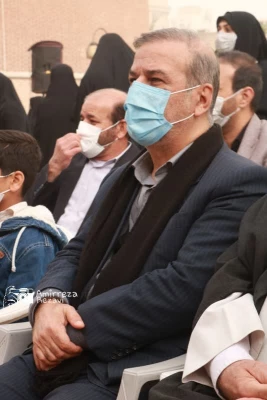 مراسم تشییع و تدفین شهید گمنام در پردیس حضرت فاطمه الزهرا(س) اهواز 7