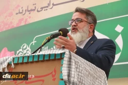 مراسم تشییع و تدفین شهید گمنام در پردیس حضرت فاطمه الزهرا(س) اهواز 9