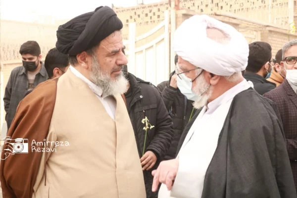 مراسم تشییع و تدفین شهید گمنام در پردیس حضرت فاطمه الزهرا(س) اهواز 3