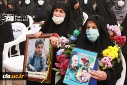 مراسم تشییع و تدفین شهید گمنام در پردیس حضرت فاطمه الزهرا(س) اهواز 11