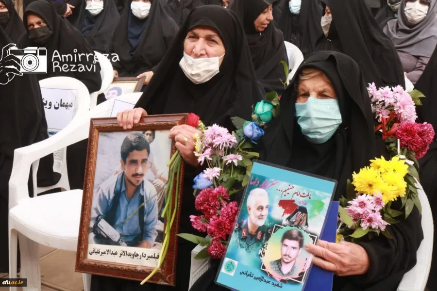 مراسم تشییع و تدفین شهید گمنام در پردیس حضرت فاطمه الزهرا(س) اهواز 11