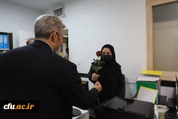 گزارش تصویری دیدار رییس دانشگاه فرهنگیان 
با کارکنان سازمان مرکزی به مناسبت ولادت حضرت فاطمه  زهرا (س)  و روز زن 8