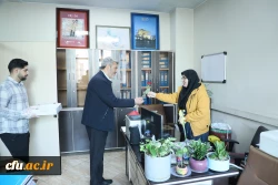 گزارش تصویری دیدار رییس دانشگاه فرهنگیان 
با کارکنان سازمان مرکزی به مناسبت ولادت حضرت فاطمه  زهرا (س)  و روز زن 11