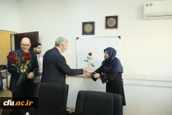 گزارش تصویری دیدار رییس دانشگاه فرهنگیان 
با کارکنان سازمان مرکزی به مناسبت ولادت حضرت فاطمه  زهرا (س)  و روز زن 8