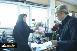 گزارش تصویری دیدار رییس دانشگاه فرهنگیان 
با کارکنان سازمان مرکزی به مناسبت ولادت حضرت فاطمه  زهرا (س)  و روز زن 10