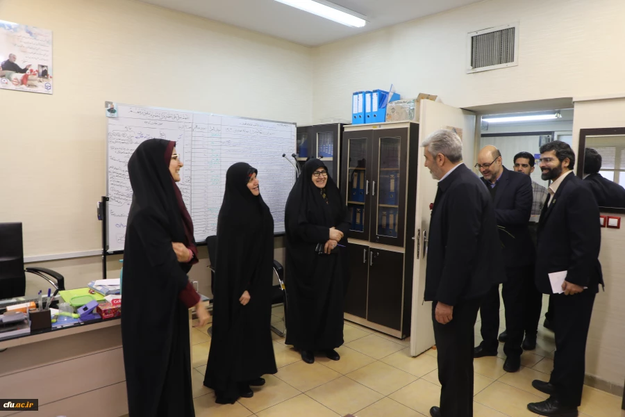 گزارش تصویری دیدار رییس دانشگاه فرهنگیان 
با کارکنان سازمان مرکزی به مناسبت ولادت حضرت فاطمه  زهرا (س)  و روز زن 5