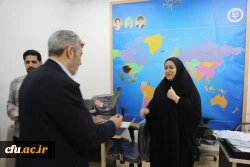 گزارش تصویری دیدار رییس دانشگاه فرهنگیان 
با کارکنان سازمان مرکزی به مناسبت ولادت حضرت فاطمه  زهرا (س)  و روز زن 6