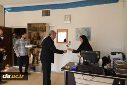 گزارش تصویری دیدار رییس دانشگاه فرهنگیان 
با کارکنان سازمان مرکزی به مناسبت ولادت حضرت فاطمه  زهرا (س)  و روز زن 9