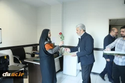 گزارش تصویری دیدار رییس دانشگاه فرهنگیان 
با کارکنان سازمان مرکزی به مناسبت ولادت حضرت فاطمه  زهرا (س)  و روز زن 11